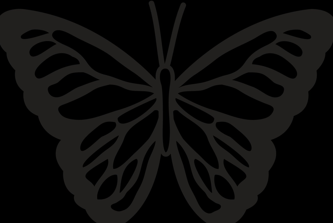Butterfly black